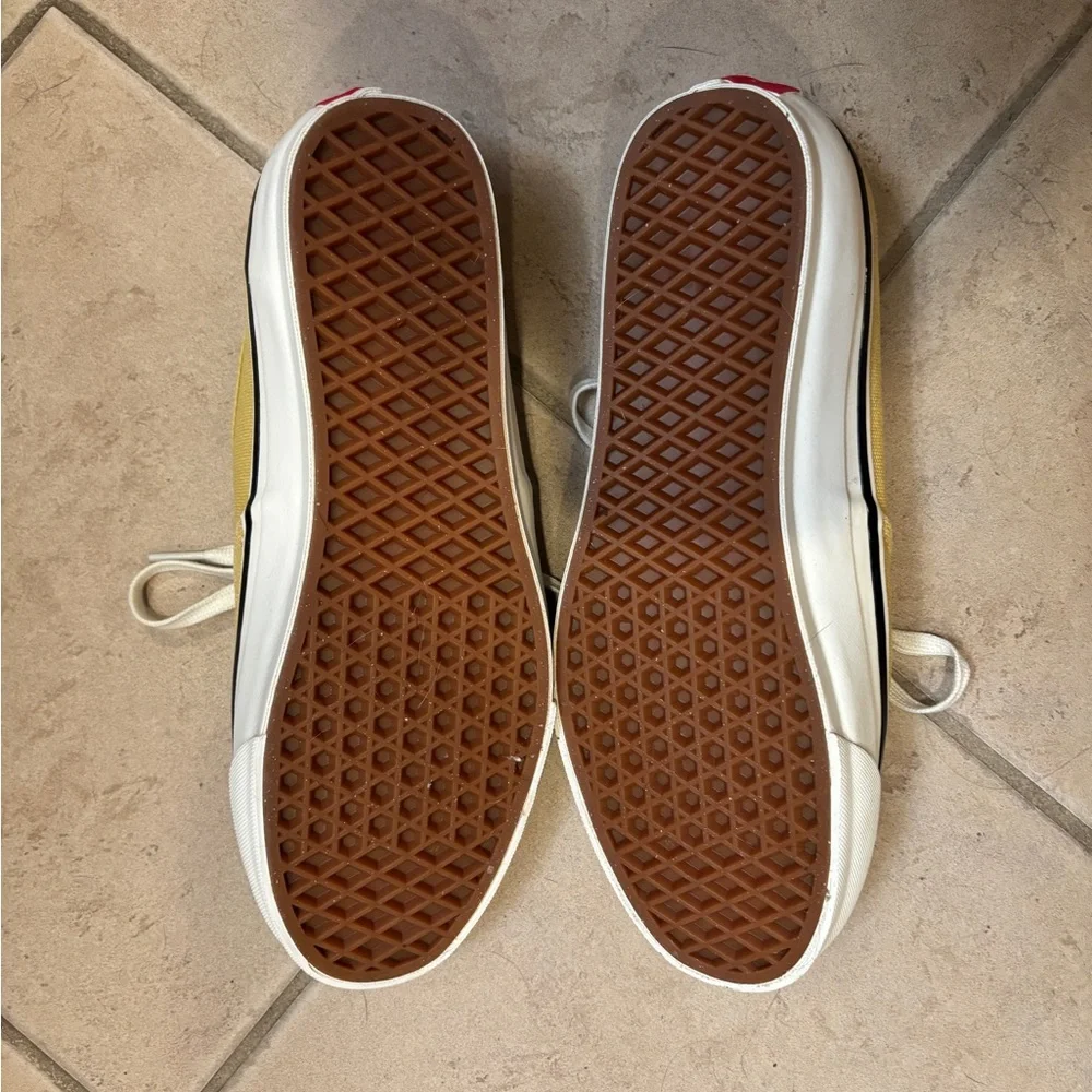 Vans Yellow Canvas Sneakers